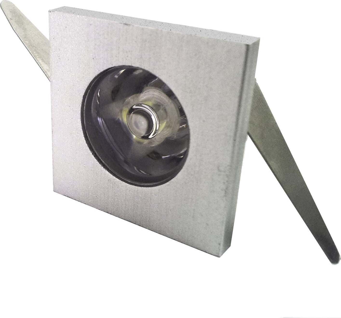 1W Faretto Incasso led Puntoluce 220V Quadrato Argento 100lm Illuminazione/Illuminazione per interni/Luci da incasso Zencoccostore - Formia, Commerciovirtuoso.it