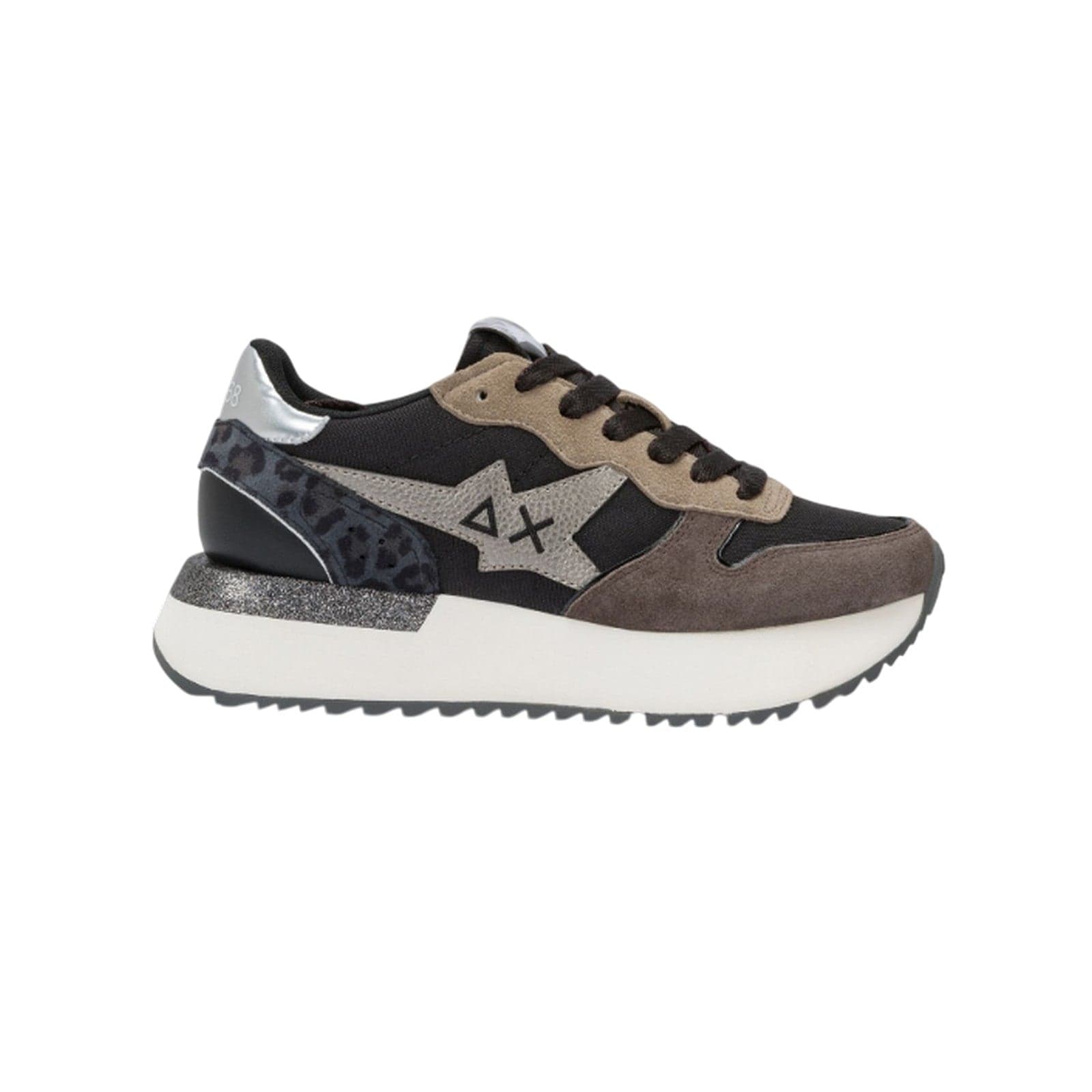 SUN68 sneaker donna sun68 - big stargirl mix material - nero da donna in Sneaker casual Drestige - Casamassima, commercioVirtuoso.it