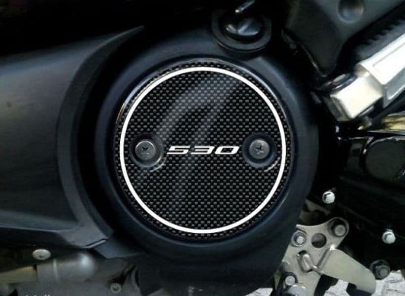 2-ADESIVI-in-resina-3D-TMAX-530-compatibili-per-carter-Scooter-YAMAHA-2012-2016