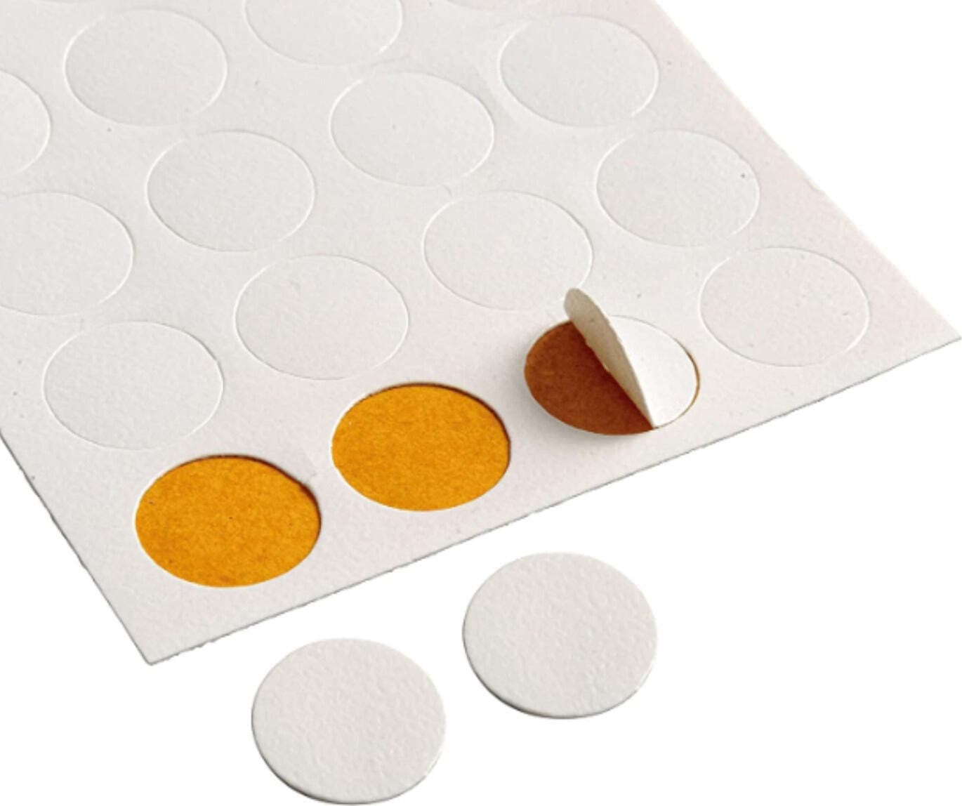 2-FOGLI---40-ADESIVI-COPRIVITE-Ø13MM---COLORE-BIANCO