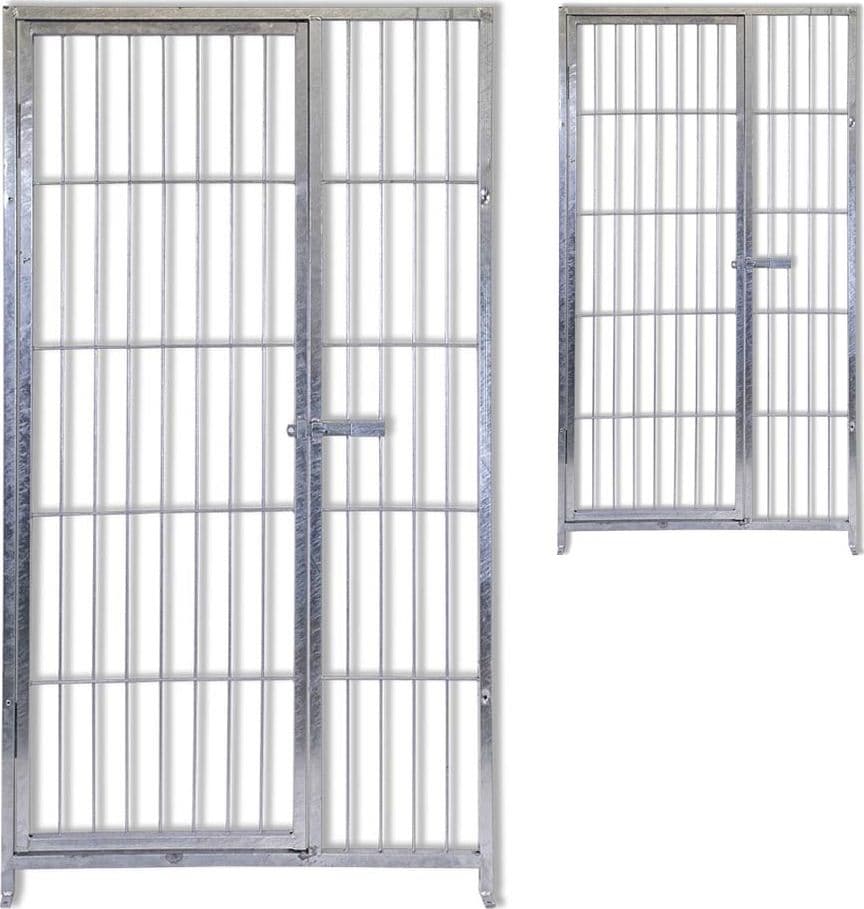 2 Pannelli Recinzione con Porta Zincatura Elettrolitica da 1xh 1,80 Metri Fai da te/Prodotti per la costruzione/Materiali da costruzione/Pavimenti di legno e recinzioni/Materiali/Reti di acciaio zincato Ogomondo - Martina Franca, Commerciovirtuoso.it