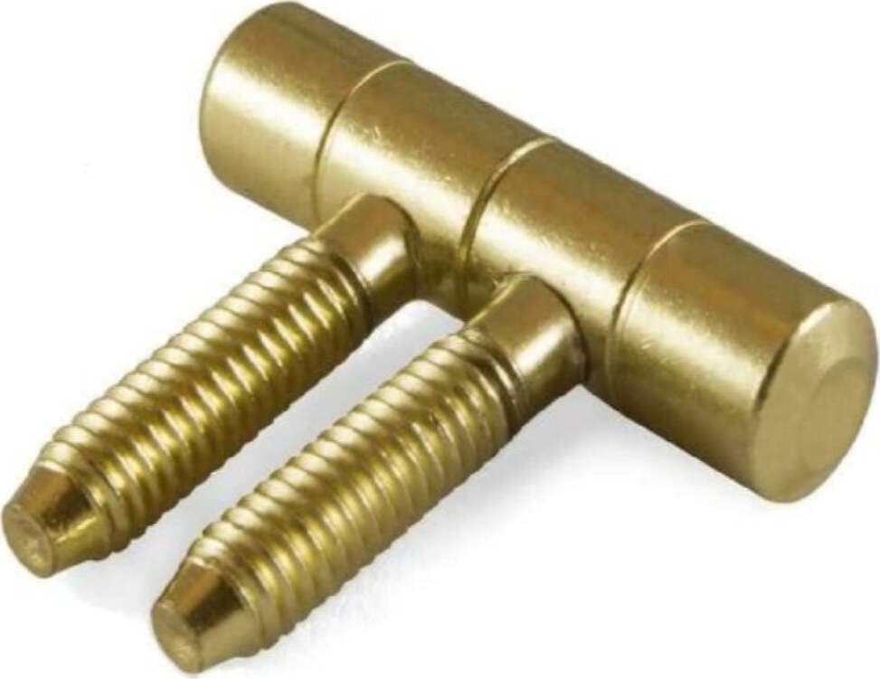 2-PEZZI---CERNIERA-A-BUSSOLA-ANUBA-A-DUE-CORPI---PER-PORTE-E-FINESTRE---IN-ACCIAIO-OTTONATO-14x50MM