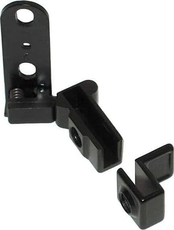 2-PEZZI---CERNIERE-A-MANIGLIA-PER-PORTE-DI-VETRO---APERTIURA-170°---COLORE-NERO