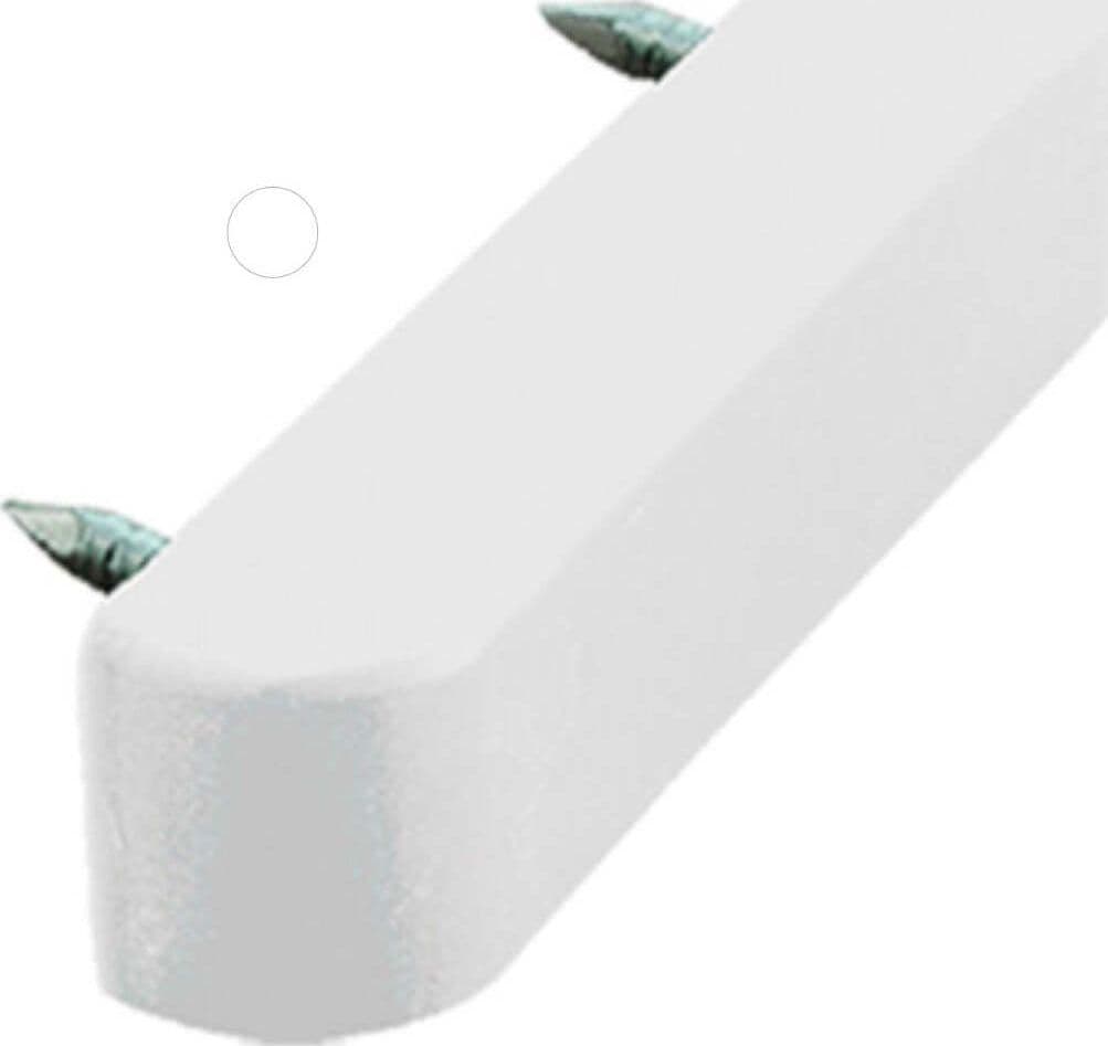 2-PEZZI---SUPPORTO-FERMA-ANTINE-40MM---IN-PLASTICA-BIANCA---COMPLETI-DI-CHIODI