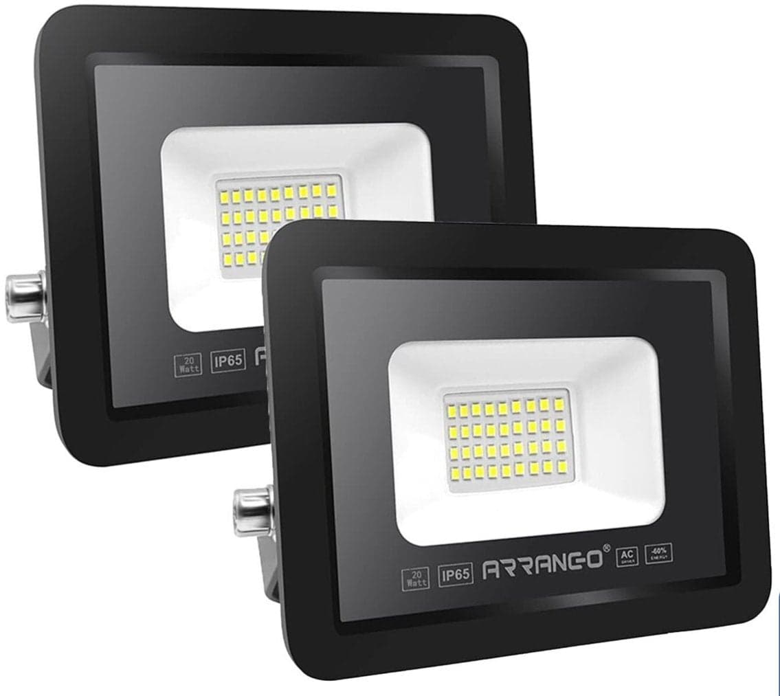 2 Pezzi Faretti LED per Esterno ALTA LUMINOSITÀ 20W 2000lm 220V Impermeabile IP65 per Giardino Cortile Garage Piazza Bianco Freddo 6500K in Proiettori 85cento.it - Potenza, commercioVirtuoso.it
