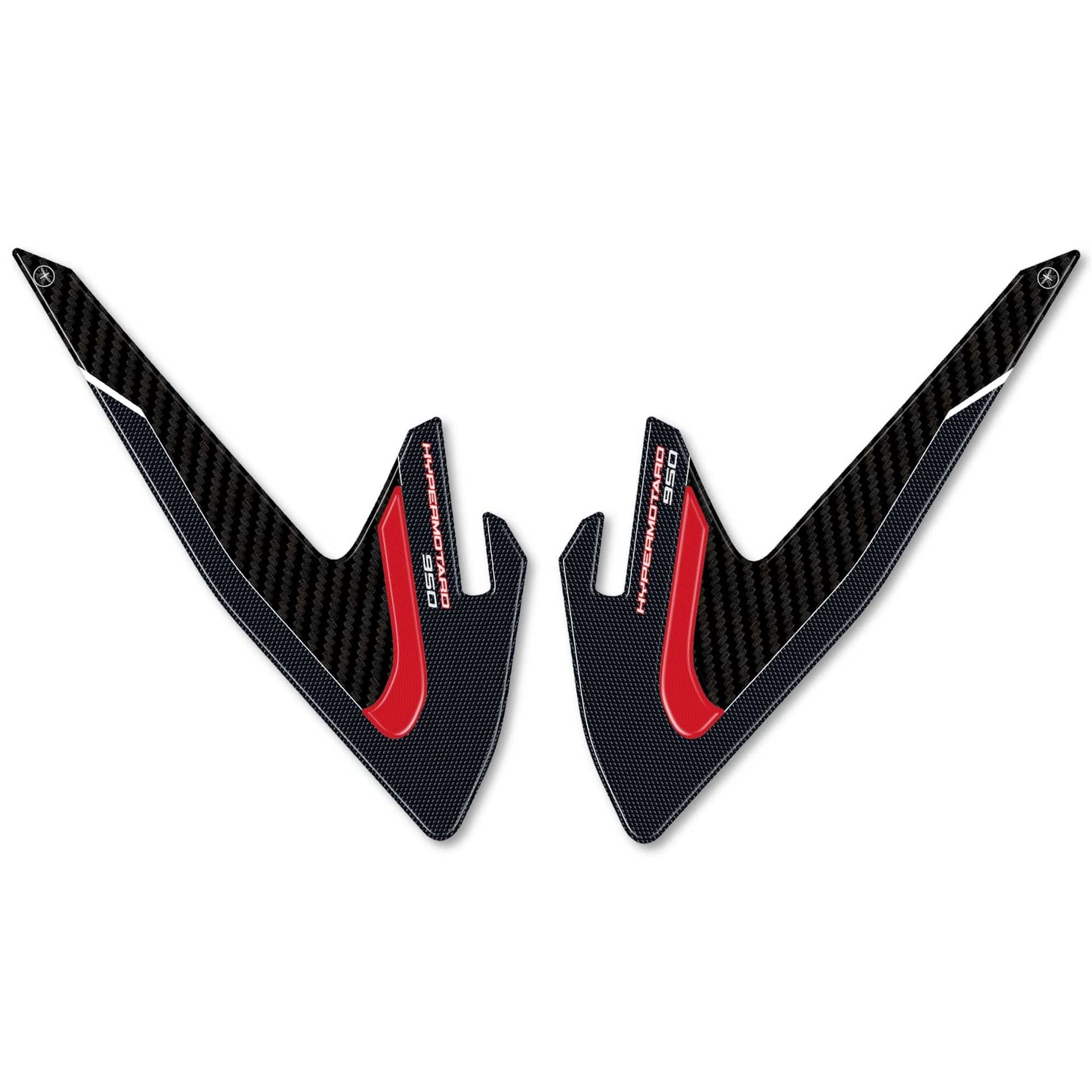 2-PROTEZIONI-3D-LATERALI-SERBATOIO-compatibili-per-MOTO-DUCATI-HYPERMOTARD-950