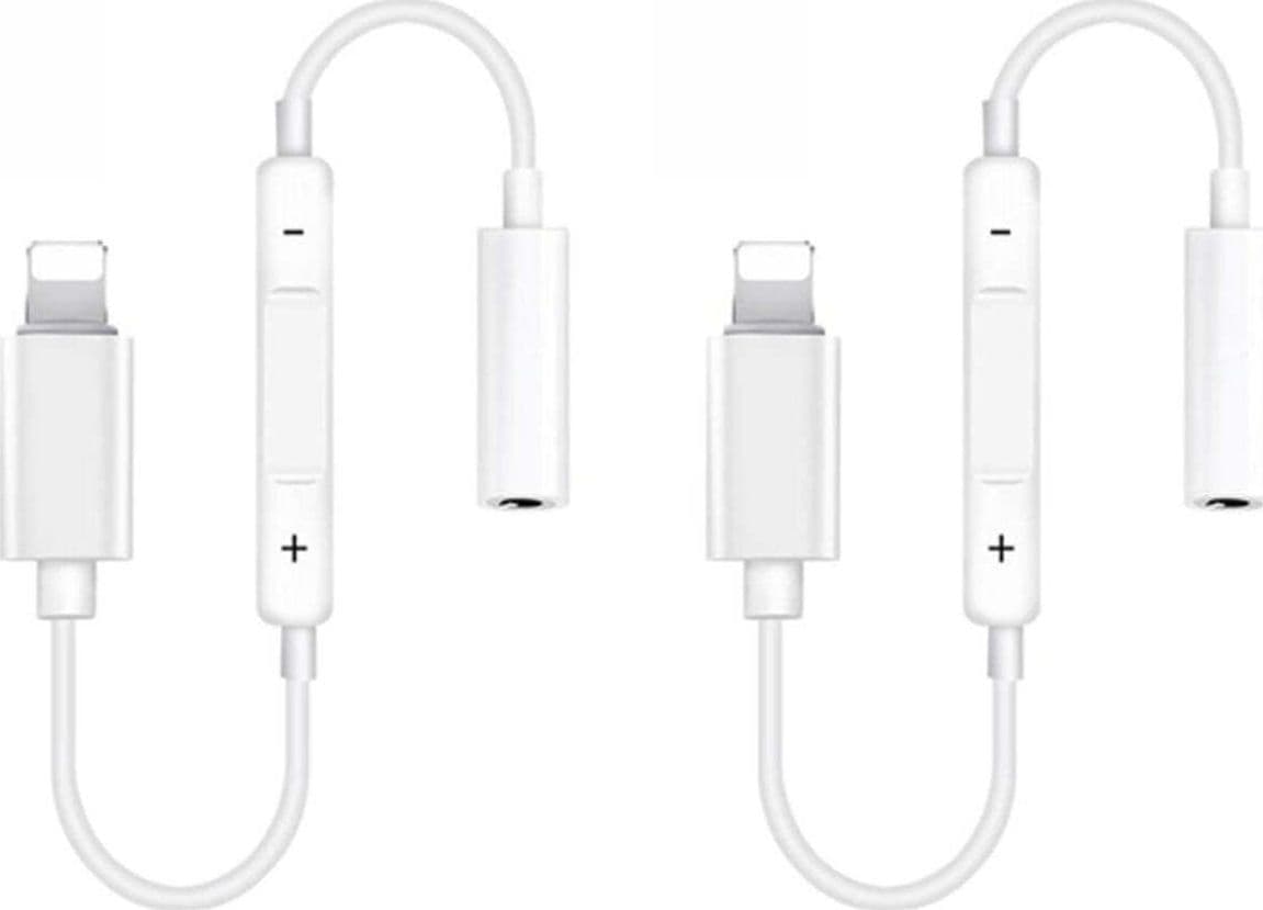 2 pz Adattatore per cuffie da Lightning a Jack 3,5mm Femmina Audio Aux Compatibile con iPhone 13 Mini 12 Pro SE 11 Pro Max X XR XS MAX in Adattatori 85cento.it - Potenza, commercioVirtuoso.it