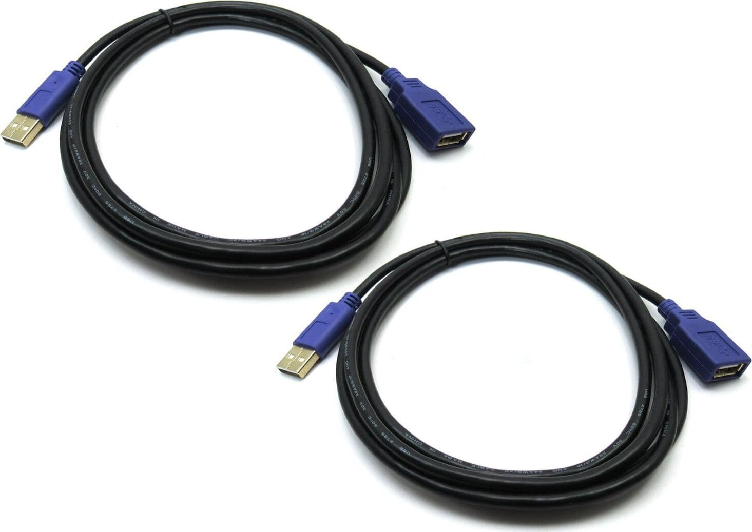 2 pz Prolunga USB A 2.0 24 AWG Lunghezza 2 Metri da Maschio a Femmina in 85cento.it - Potenza, commercioVirtuoso.it