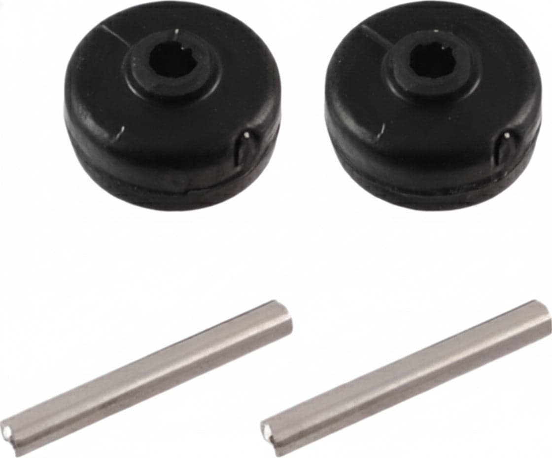 2 Ruote 10mm con Assi per Spazzola XForce 11.60, 14.60, RH98 Rowenta