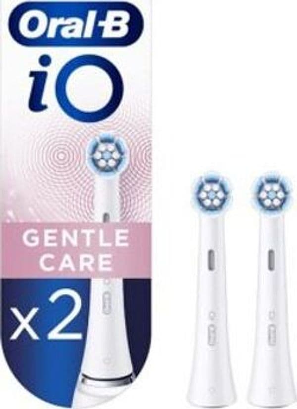 2-Testine-di-Ricambio-Gentle-Care-Bianco-per-Oral-B-iO-3753,-3758