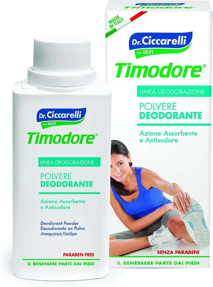 2 x 75 gr Timodore Polvere Deodorante per Piedi Calzature Rinfrescante Scarpe in Deodoranti Esplodia - Napoli, commercioVirtuoso.it
