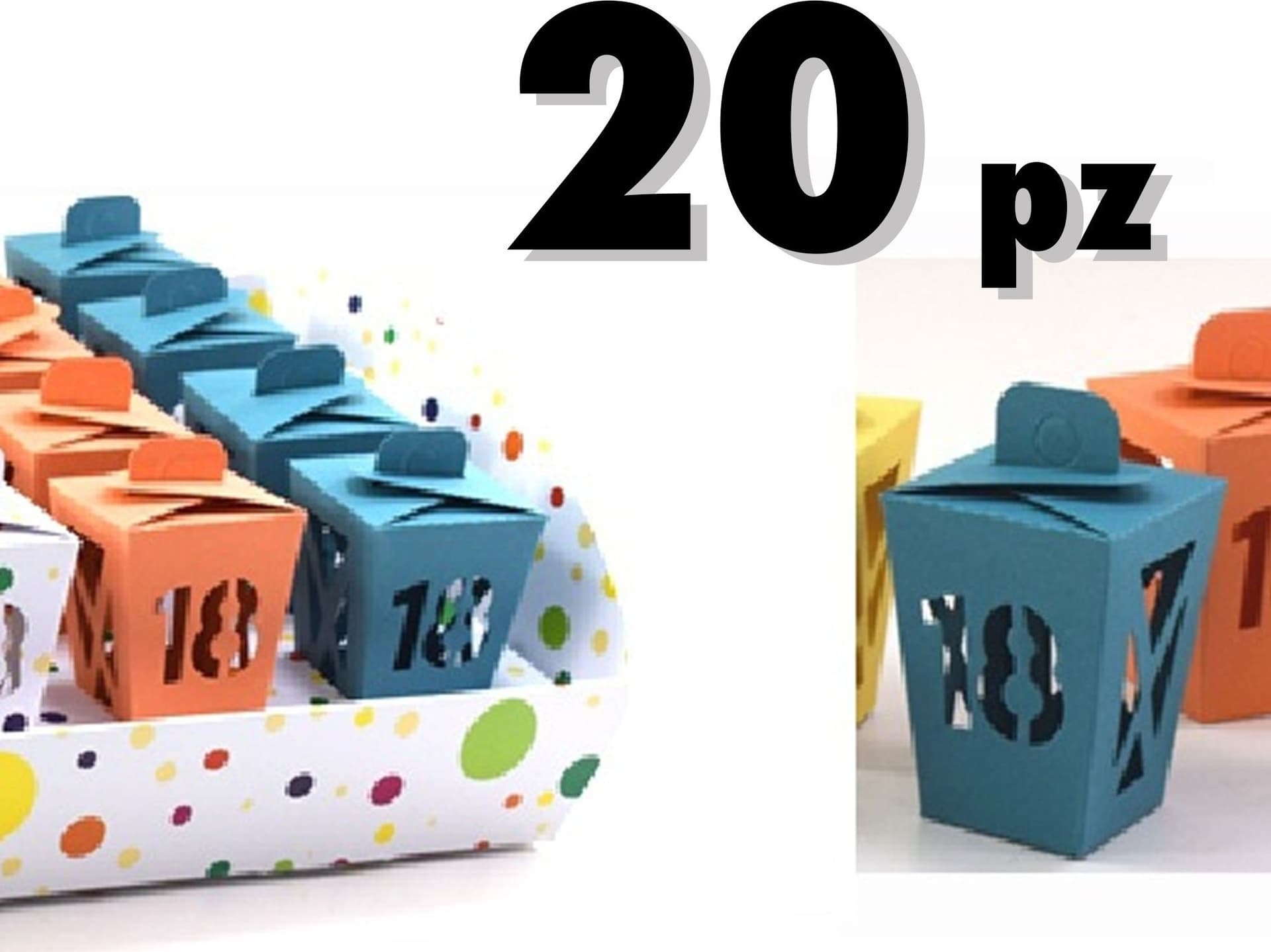 20 PZ BOMBONIERE LANTERNA VARI COLORI COLORATI FESTA 18 ANNI ASTUCCI Casa e cucina/Hobby creativi/Materiali per hobby creativi/Forniture per feste/Bomboniere Trade Shop italia - Napoli, Commerciovirtuoso.it