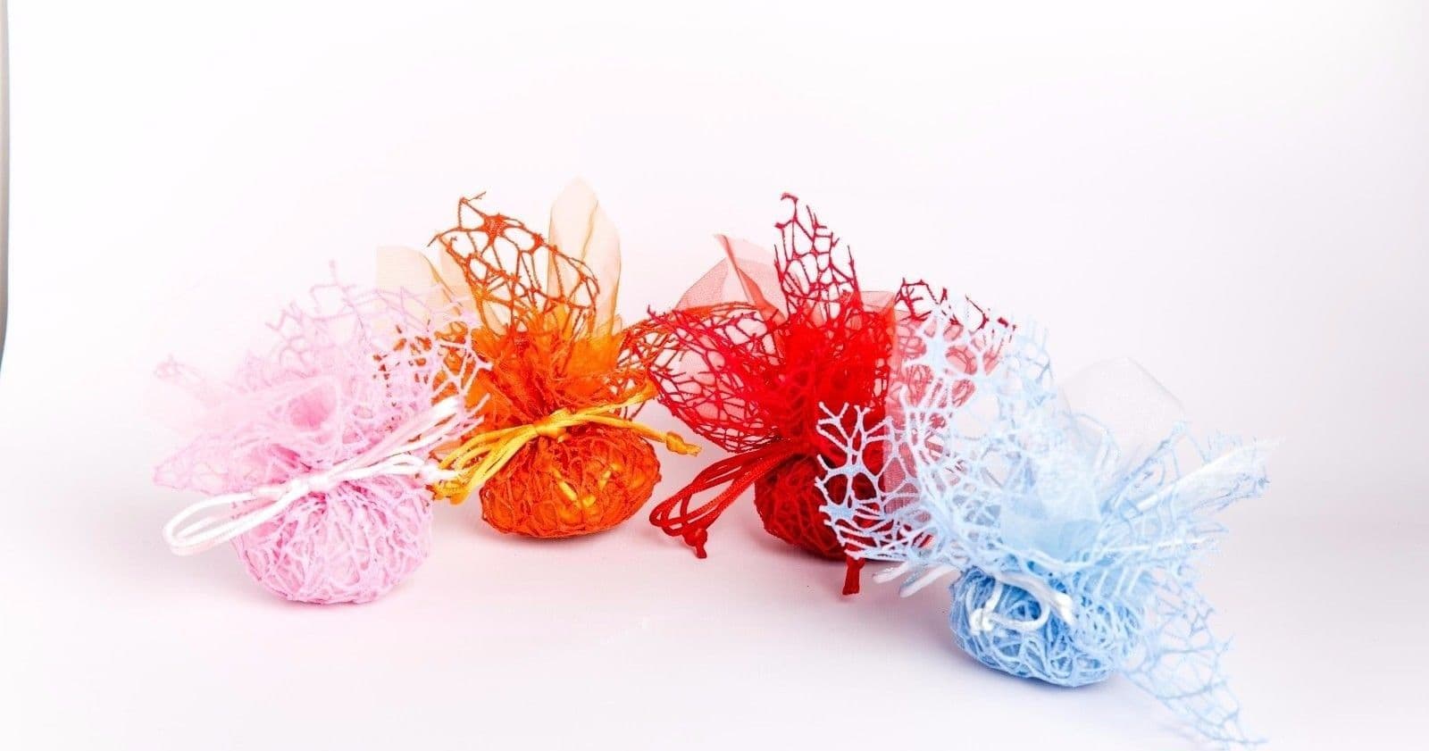 20-Sacchetti-Velo-Veletti-Organza-Rete-Tulle-Per-Confetti-Matrimonio-Bomboniere