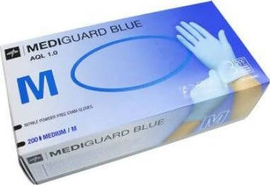 2000 Guanti in Nitrile Medline Mediguard Blue DPI III Cat. Pulizia Industria Estetica Taglia M in Monouso Dresswork - Como, commercioVirtuoso.it
