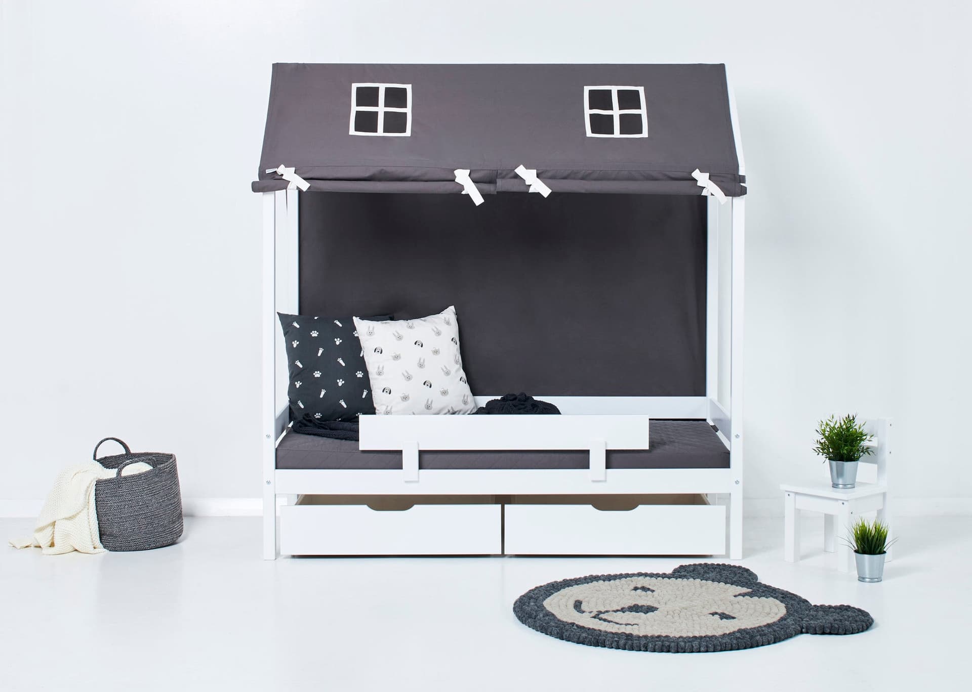 Coprimaterasso trapuntato Hoppekids 70x160x9 cm - Grigio Granito in Coprimaterassi e protezioni La Casa Del Bebè - Napoli, commercioVirtuoso.it