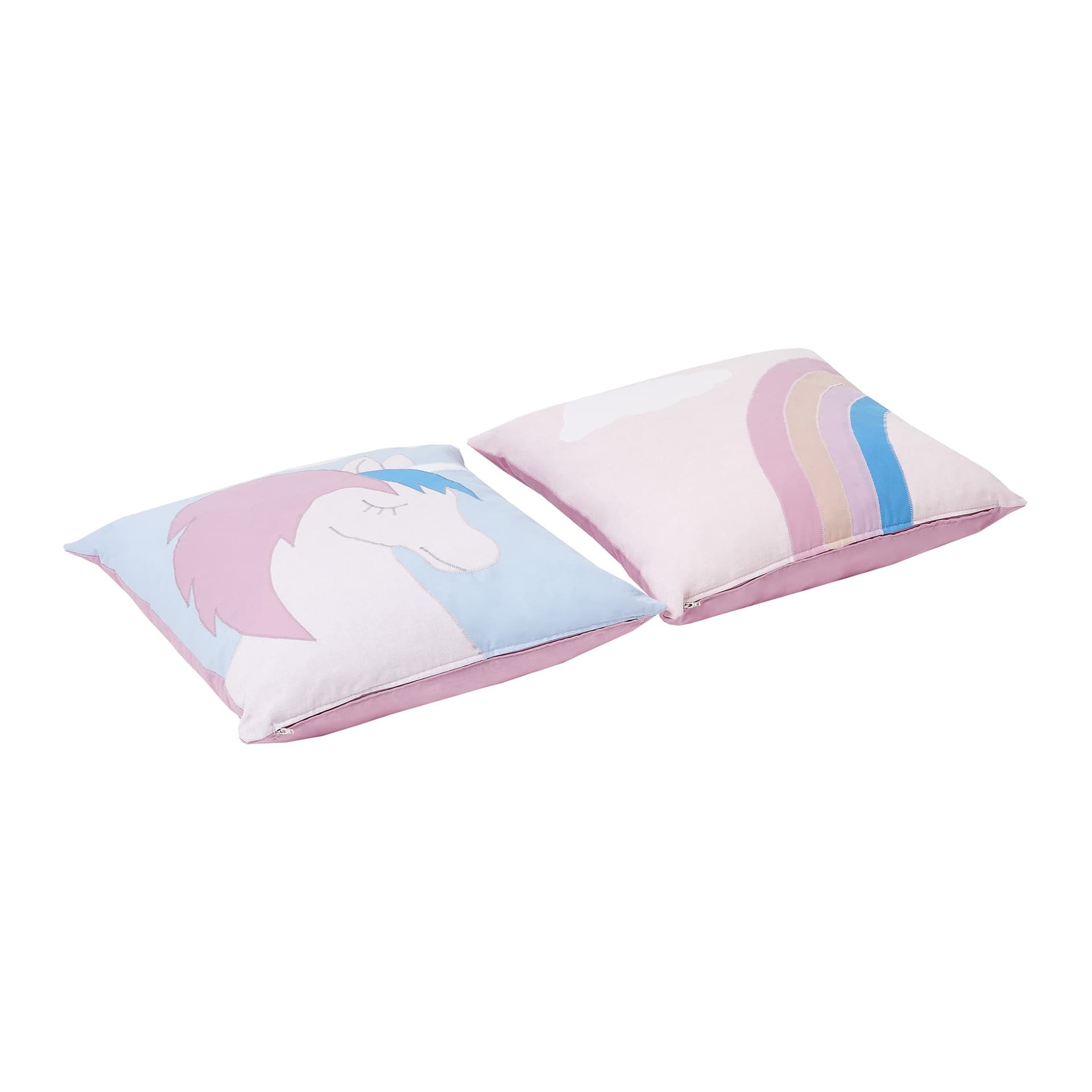 Set Cuscini Unicorn Hoppekids 2 pz in Copricuscini e federe La Casa Del Bebè - Napoli, commercioVirtuoso.it
