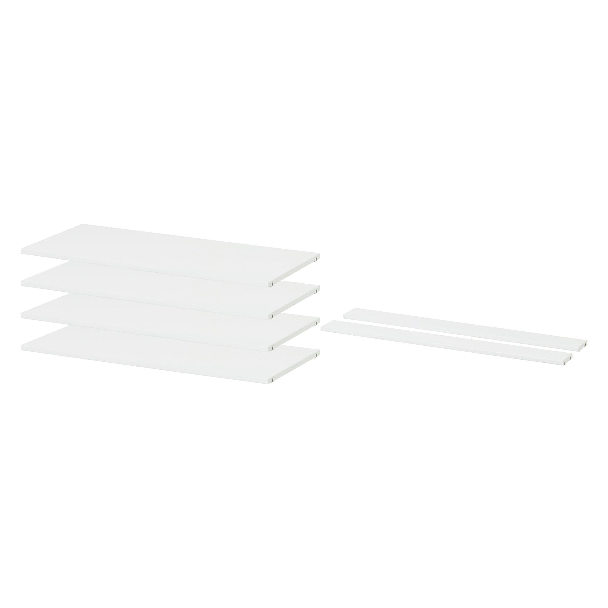 Hoppekids STOREY set con 4 ripiani e 2 supporti a croce, 100 cm - Bianco in Scaffali La Casa Del Bebè - Napoli, commercioVirtuoso.it