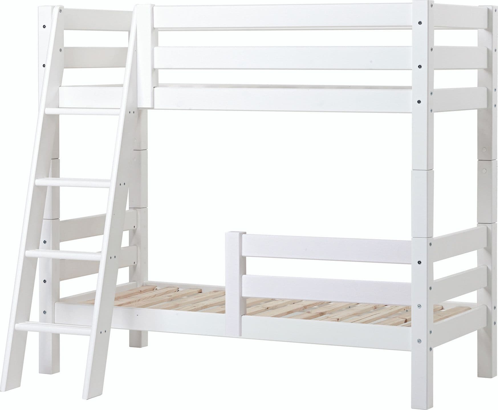 Hoppekids ECO Luxury Letto a castello 70x160 cm con due sponde e scaletta inclinata - Bianco in Letti La Casa Del Bebè - Napoli, commercioVirtuoso.it