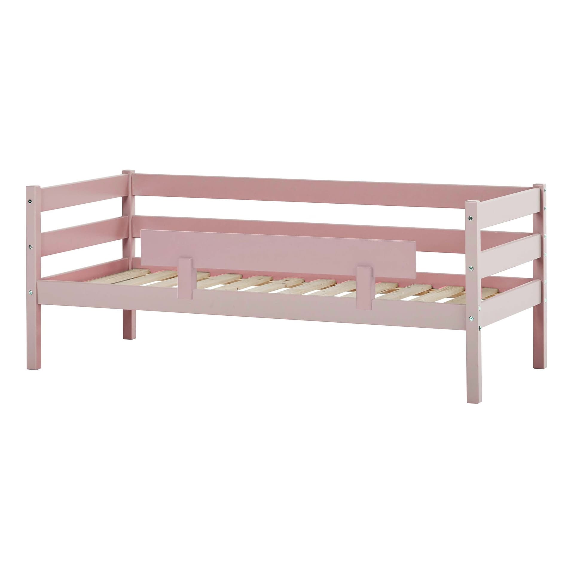 Letto junior ECO Comfort 70x160 con sponda di sicurezza - Rosa Pale in Strutture letto La Casa Del Bebè - Napoli, commercioVirtuoso.it