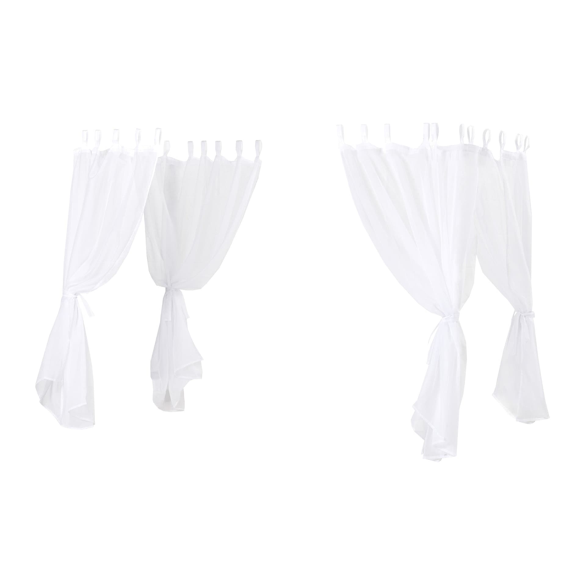 Tessuto a baldacchino Hoppekids per letto a baldacchino ECO Dream, 70x160 cm - Bianco/Trasparente in Zanzariere per culla La Casa Del Bebè - Napoli, commercioVirtuoso.it
