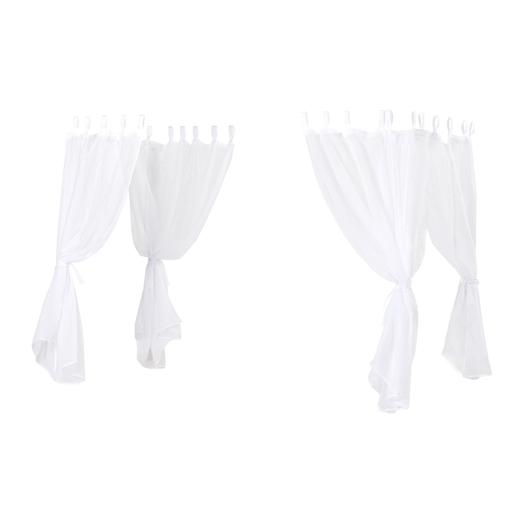 Tessuto a baldacchino Hoppekids per letto a baldacchino ECO Dream, 70x160 cm - Bianco/Trasparente in Zanzariere per culla La Casa Del Bebè - Napoli, commercioVirtuoso.it