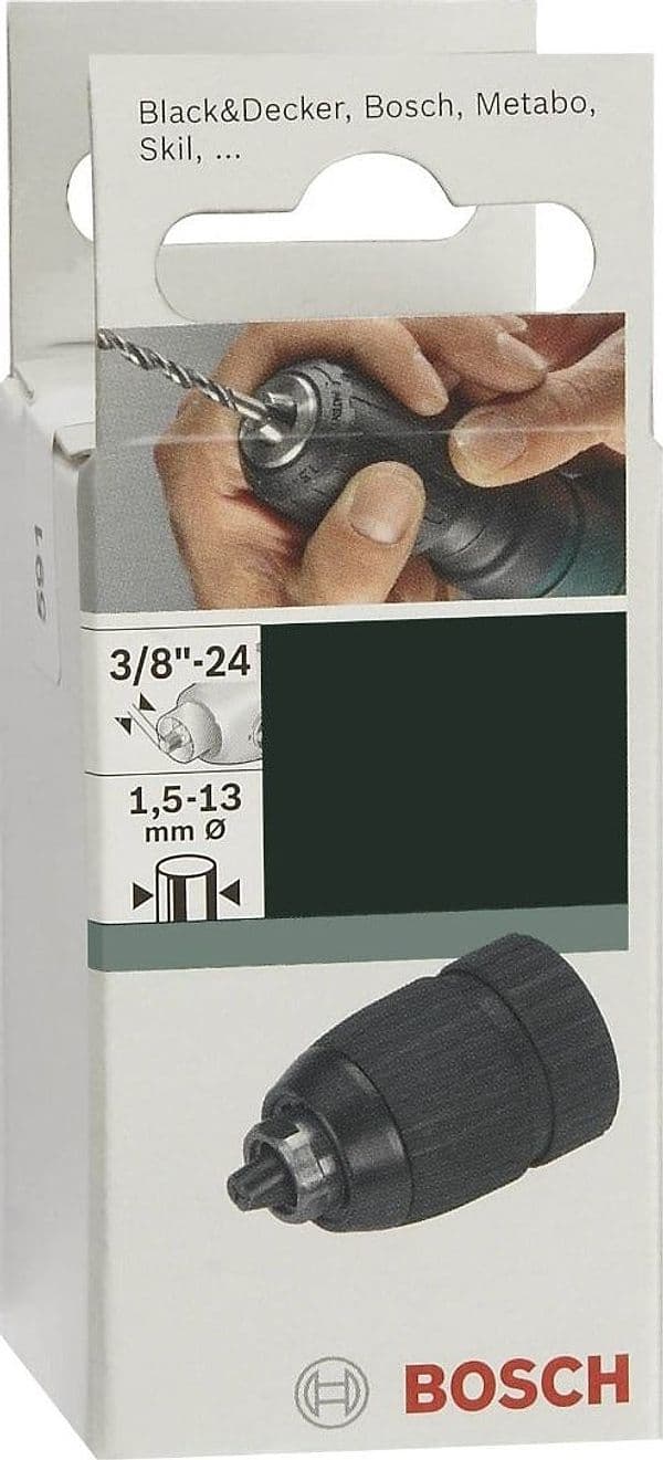 BOSCH - MANDRINO PER TRAPANO AUTOSERRANTE 1.5/13MM 3/8"-24 in Mandrini Stockdoc - Terni, commercioVirtuoso.it