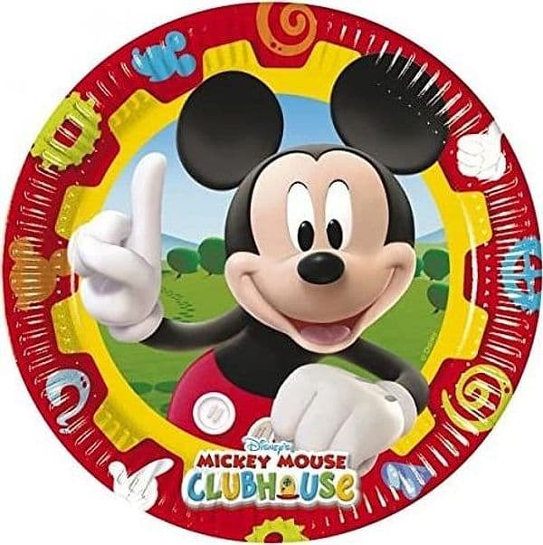 CONFEZIONE 10 PIATTI IN CARTA 23CM TEMA TOPOLINO in Piatti Stockdoc - Terni, commercioVirtuoso.it
