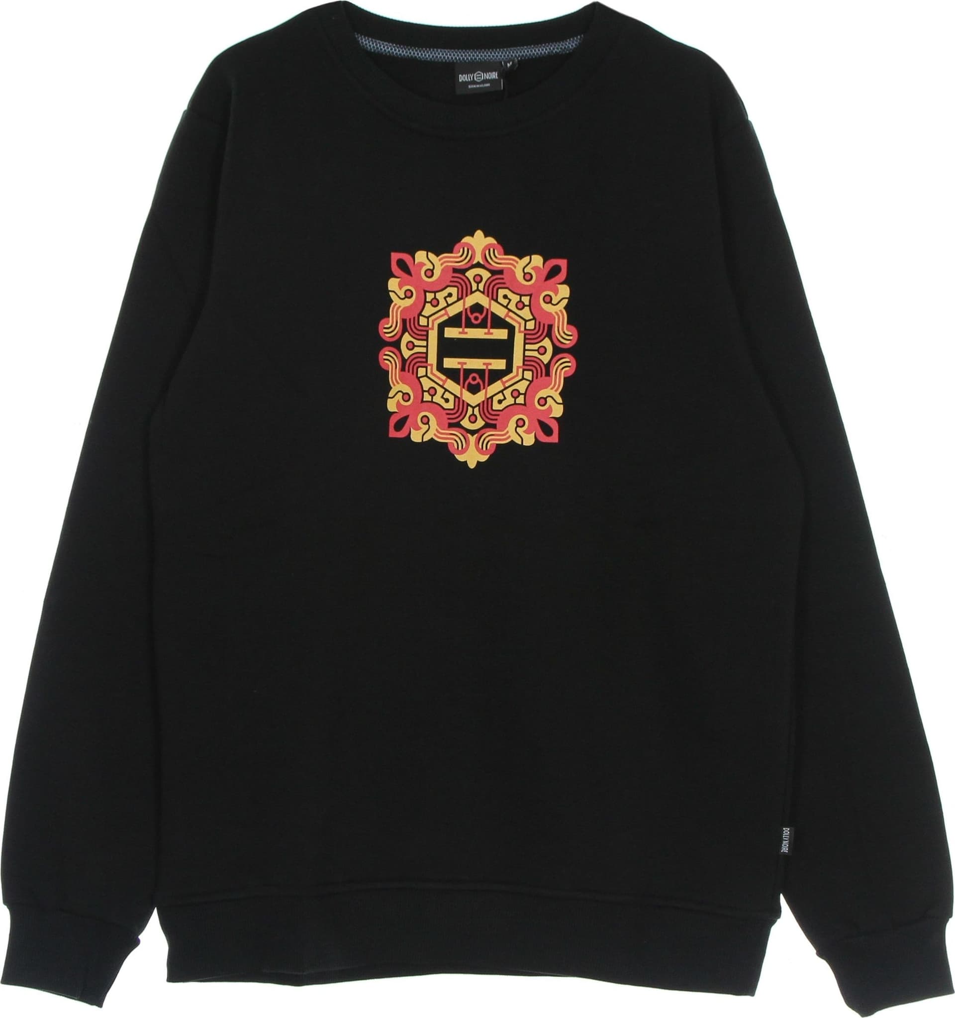 DOLLY NOIRE Felpa Girocollo Uomo Logo Maioliche Crewneck Black da uomo in Felpe senza cappuccio Drestige - Casamassima, commercioVirtuoso.it