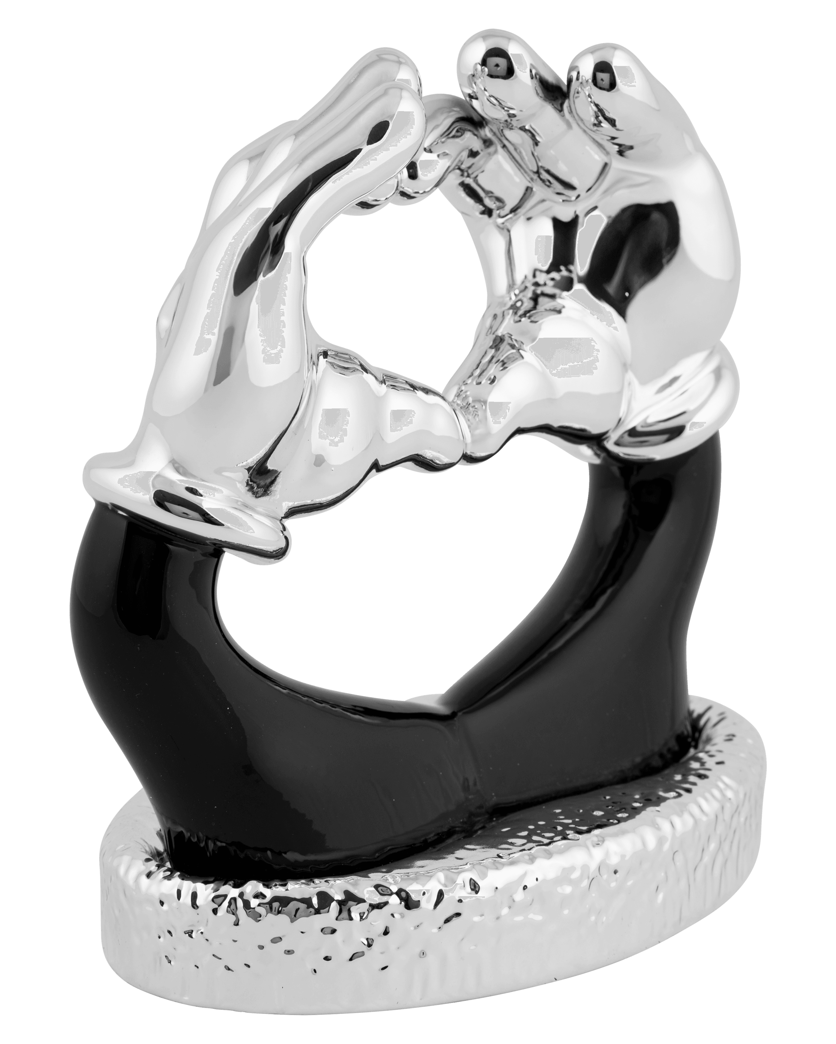 Mickey Love Scultura da Appoggio - Nero/Argento h.9 in Autocategorizzazione Più Di Più Ideas - Casalnuovo di Napoli, commercioVirtuoso.it