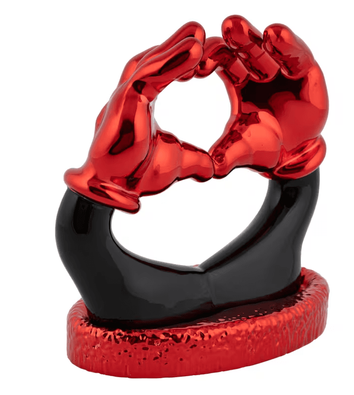 Mickey Love Scultura da Appoggio - Nero/Rosso h.16 in Autocategorizzazione Più Di Più Ideas - Casalnuovo di Napoli, commercioVirtuoso.it