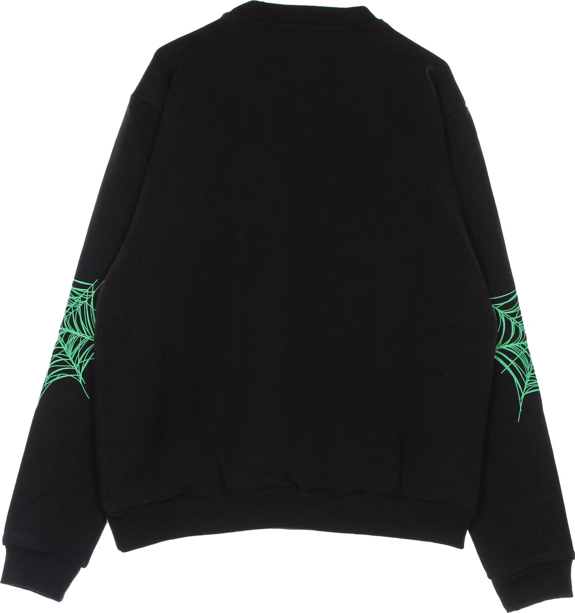 PHOBIA Felpa Leggera Girocollo Uomo Green Cobweb Print Crewneck Black/green da uomo in Felpe senza cappuccio Drestige - Casamassima, commercioVirtuoso.it