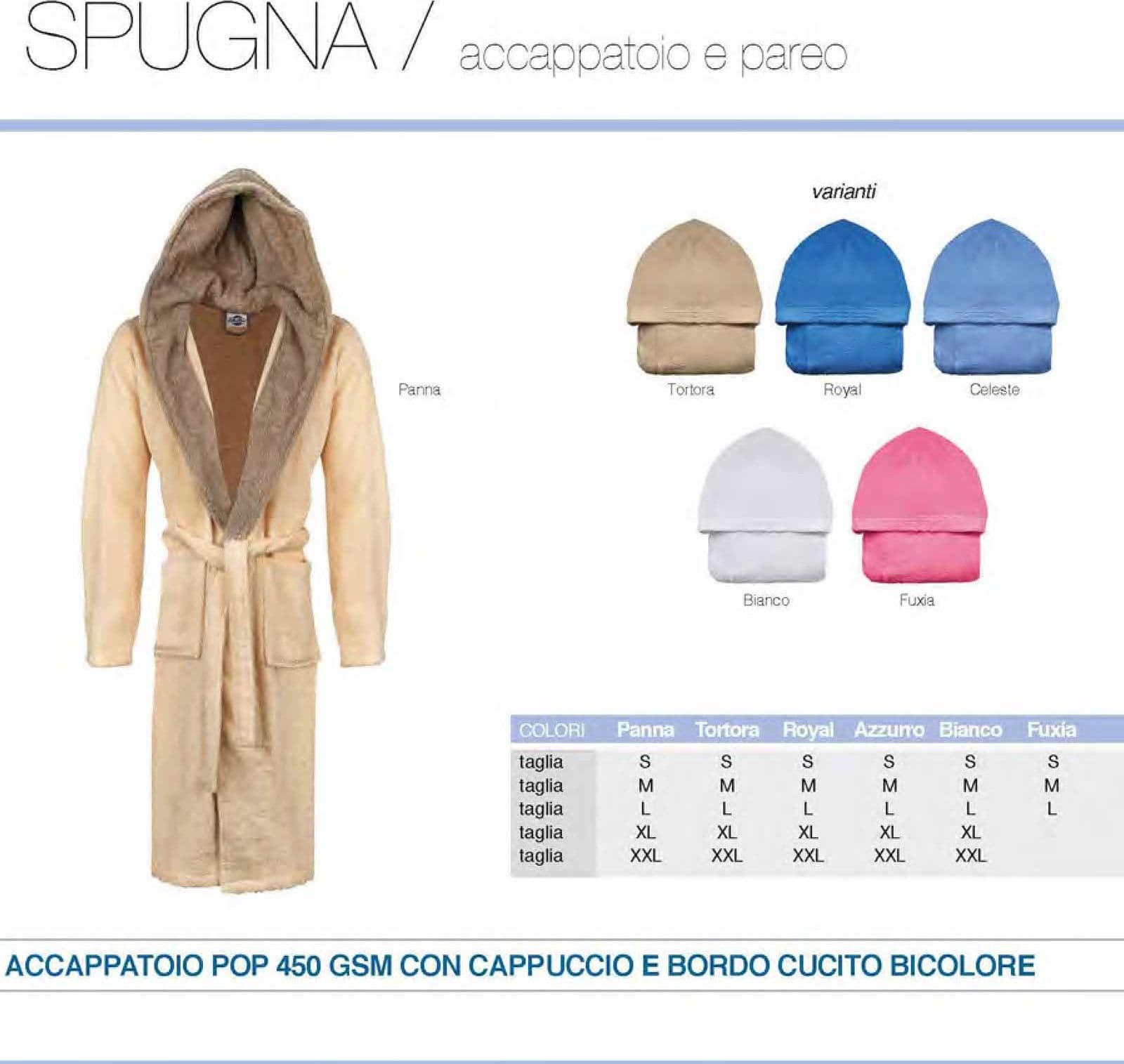 Accappatoio Unisex Botticelli Home Pop in Accappatoi e vestaglie Collezione Casa - Trebisacce, commercioVirtuoso.it