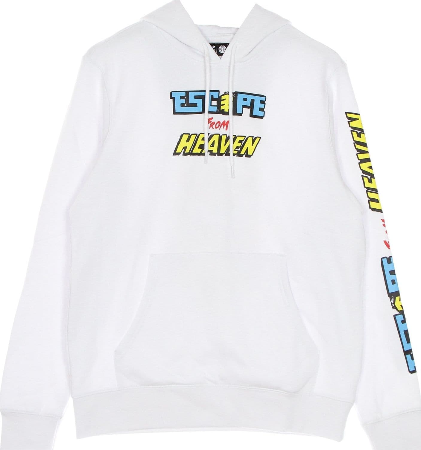 ELEMENT Felpa Cappuccio Uomo Reckoning Hoodie X Lamour Supreme Optic White da uomo in Felpe con cappuccio Drestige - Casamassima, commercioVirtuoso.it