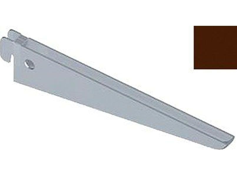 ELEMENT SYSTEM - MENSOLA AD "U" MARRONE CM.27 in Staffe e supporti per mensole Stockdoc - Terni, commercioVirtuoso.it