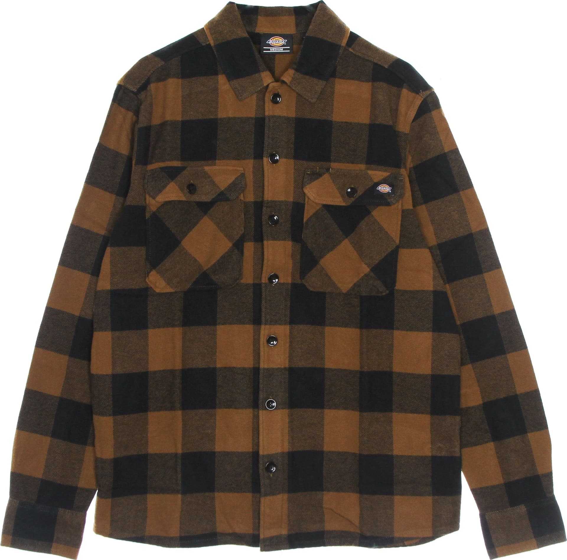 DICKIES Camicia Manica Lunga Uomo New Sacramento L/s Shirt Brown Duck da uomo in Camicie casual Drestige - Casamassima, commercioVirtuoso.it