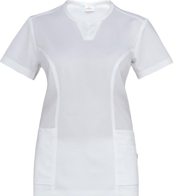 Casacca Donna Erika Bianco Traspirante in Rete Elasticizzata Casacca Estetista Casacca Parrucchiera in Uniformi sanitarie - giacche Dresswork - Como, commercioVirtuoso.it