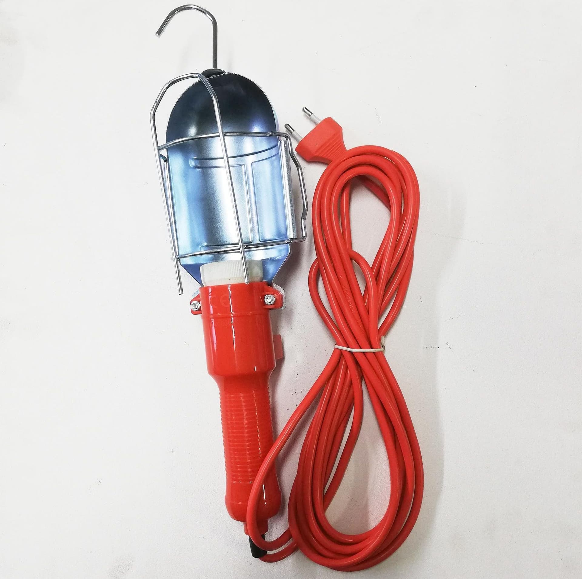 Lampada portatile luce per meccanico carrozziere attacco E27 con gancio in Faretti Aloiserw.com - Altomonte, commercioVirtuoso.it