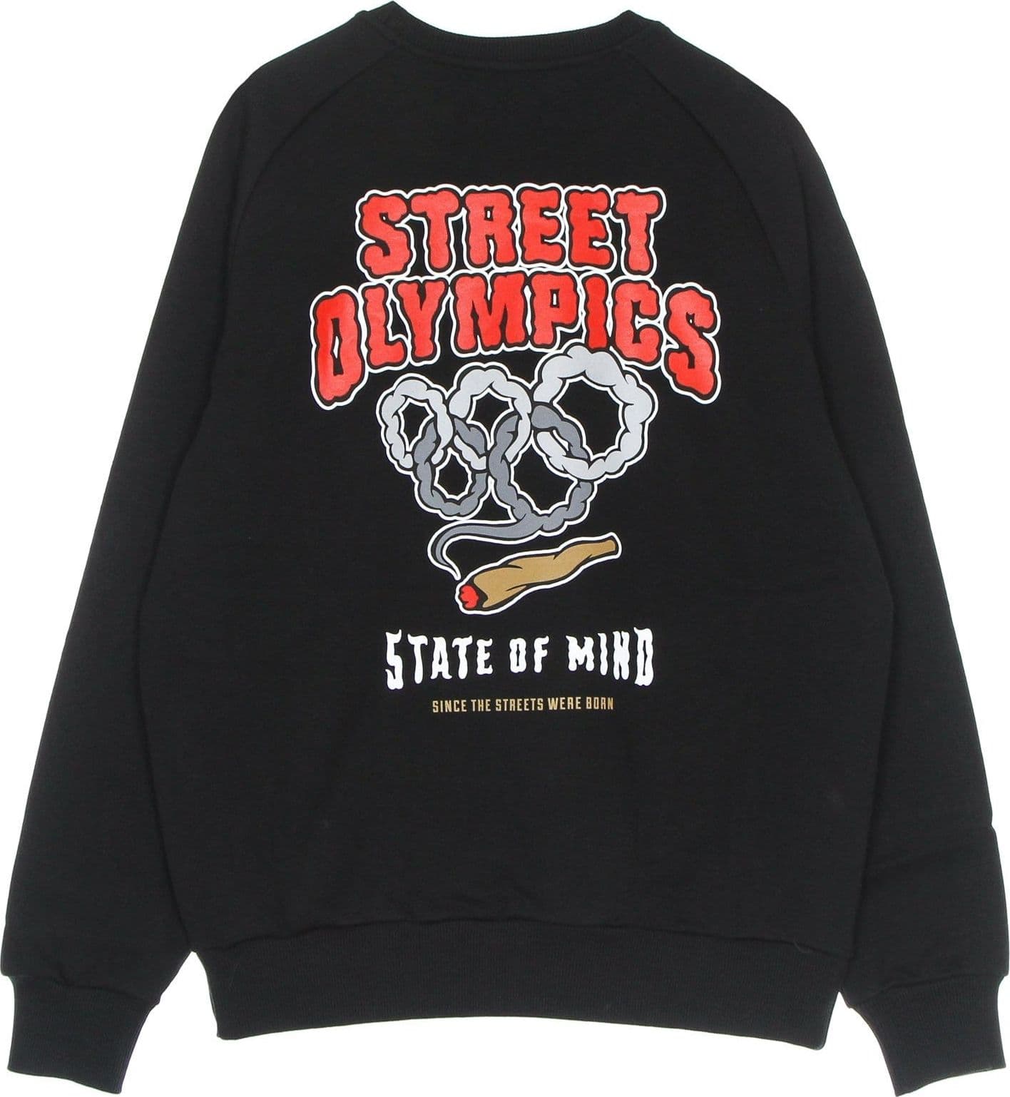 5TATE OF MIND Felpa Girocollo Uomo Street Olympics Crewneck Black da uomo in Felpe senza cappuccio Drestige - Casamassima, commercioVirtuoso.it