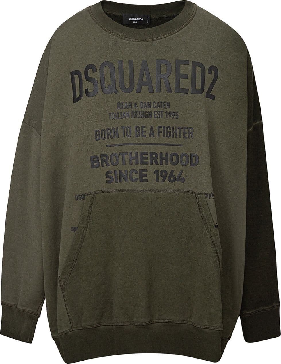 DSQUARED2 Felpa Oversize con Logo Dsquared2. da uomo in Felpe con cappuccio Drestige - Casamassima, commercioVirtuoso.it