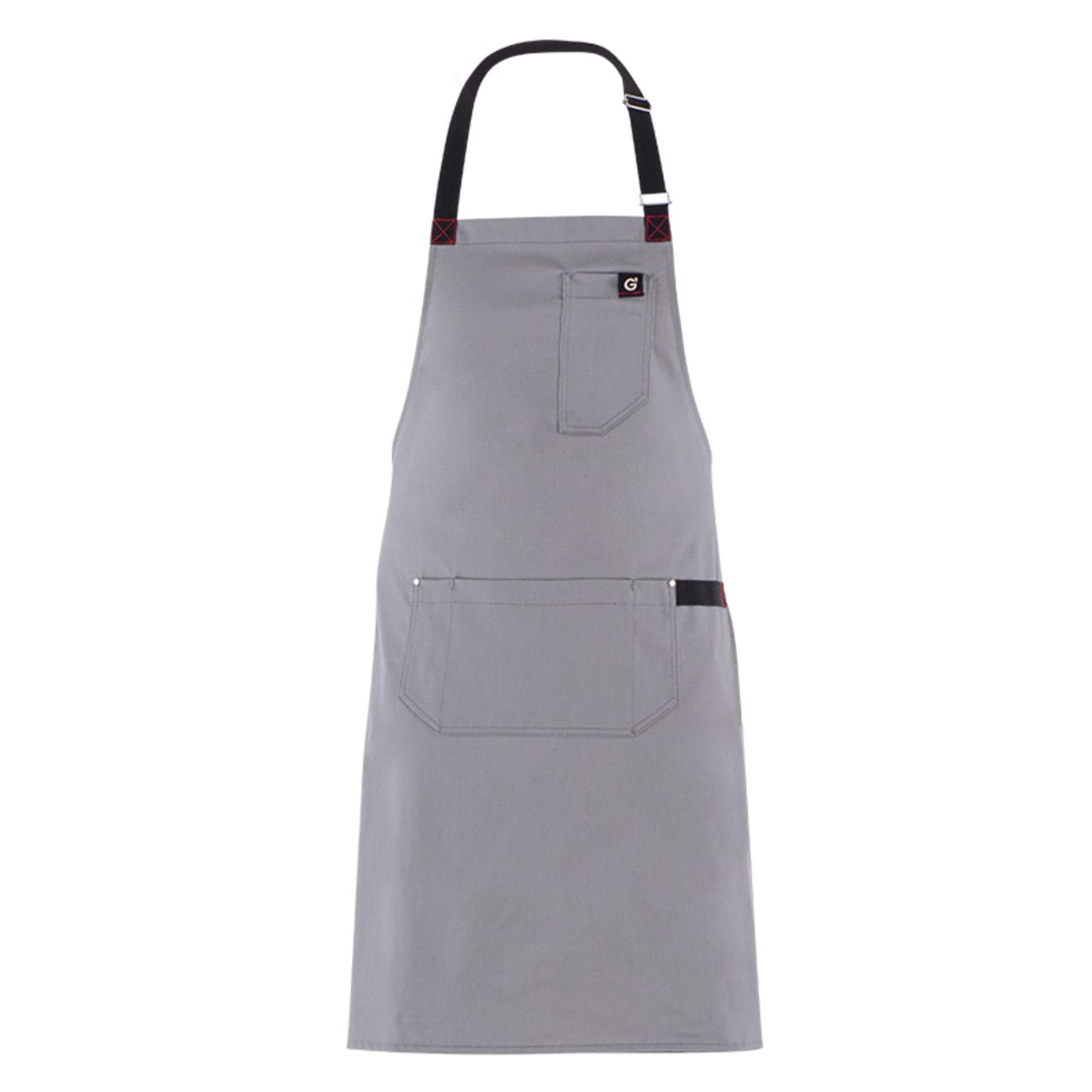 Grembiule Jersey Grigio Grembiule Cuoco Regolabile con Pettorina in Grembiuli da chef Dresswork - Como, commercioVirtuoso.it