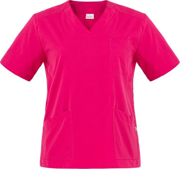 Casacca Sonia Fuxia Casacca Donna Infermiera Medicale Collo a V No Stiro Microfibra Superleggera in Uniformi sanitarie - giacche Dresswork - Como, commercioVirtuoso.it