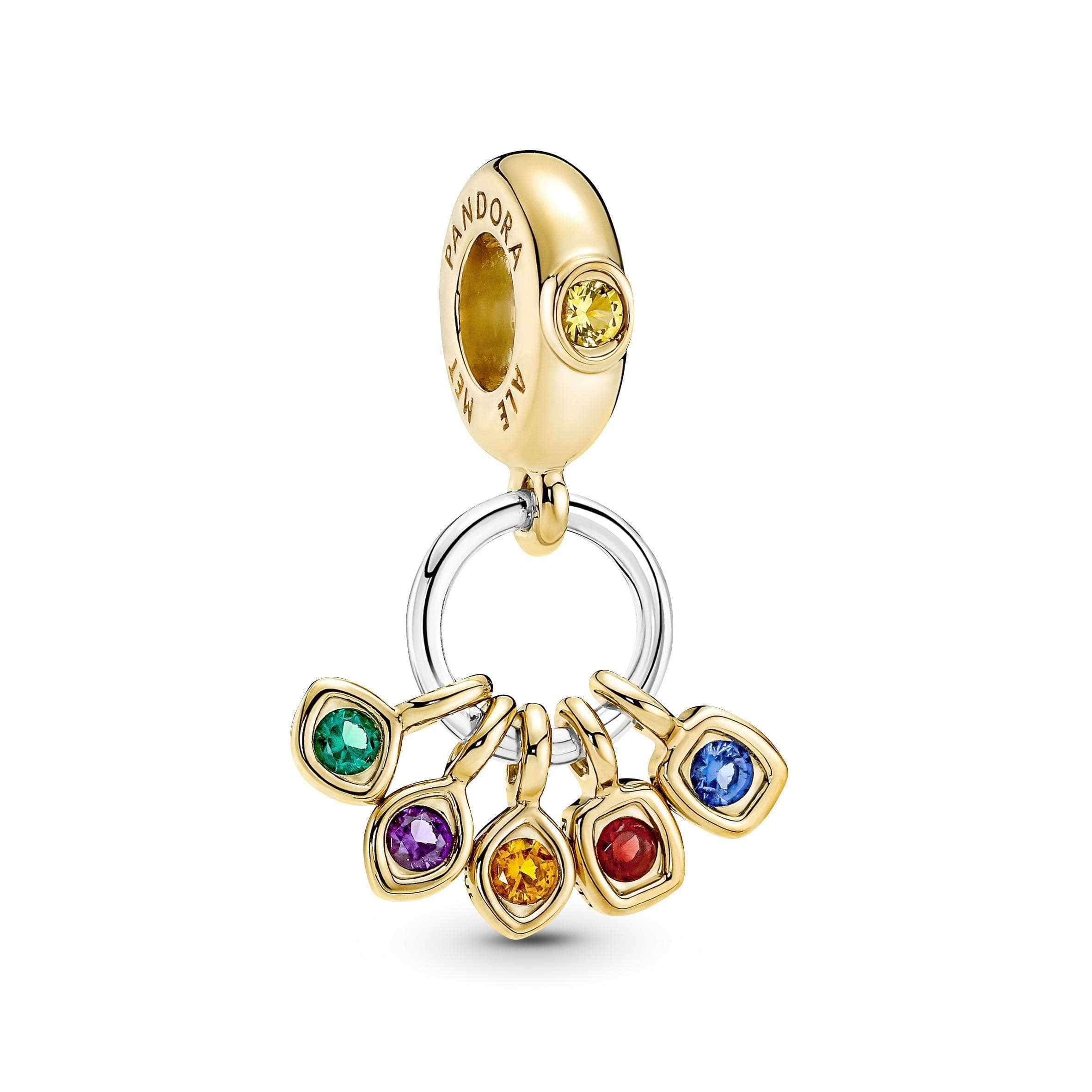 PANDORA - charm Marvel, Avengers, Pendente Gemme dell'Infinito in Bead Charm Alba Gioielli - Casoria, commercioVirtuoso.it