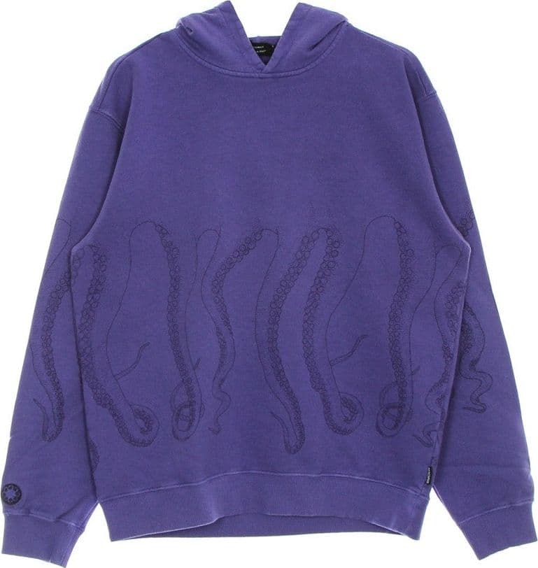 OCTOPUS Felpa Leggera Cappuccio Uomo Dyed Hoodie Ametista da uomo in Felpe con cappuccio Drestige - Casamassima, commercioVirtuoso.it