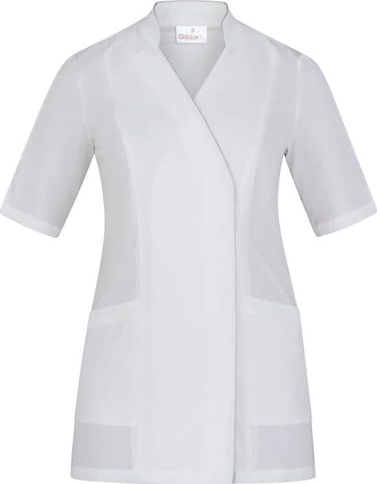 Casacca Venere Bianco Casacca Donna Manica Corta No Stiro Estetica Acconciature in Uniformi sanitarie - giacche Dresswork - Como, commercioVirtuoso.it