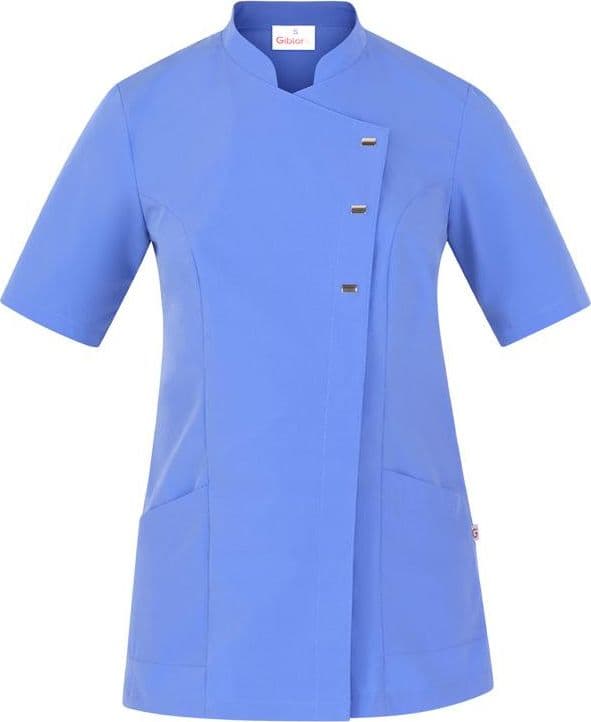 Casacca Greta Azzurro Casacca Donna Manica Corta Medicale Estetica Acconciature Infermiera in Uniformi sanitarie - giacche Dresswork - Como, commercioVirtuoso.it