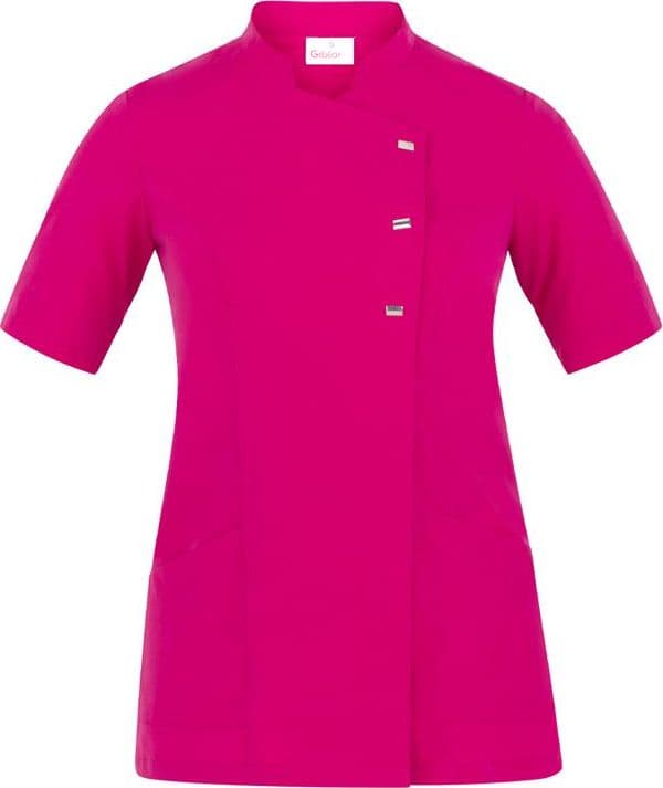 Casacca Greta Fucsia Casacca Donna Manica Corta Medicale Estetica Acconciature Infermiera in Uniformi sanitarie - giacche Dresswork - Como, commercioVirtuoso.it