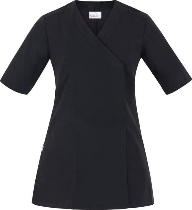 Casacca Gaia Nero Casacca Donna Manica Corta No Stiro in Uniformi sanitarie - giacche Dresswork - Como, commercioVirtuoso.it