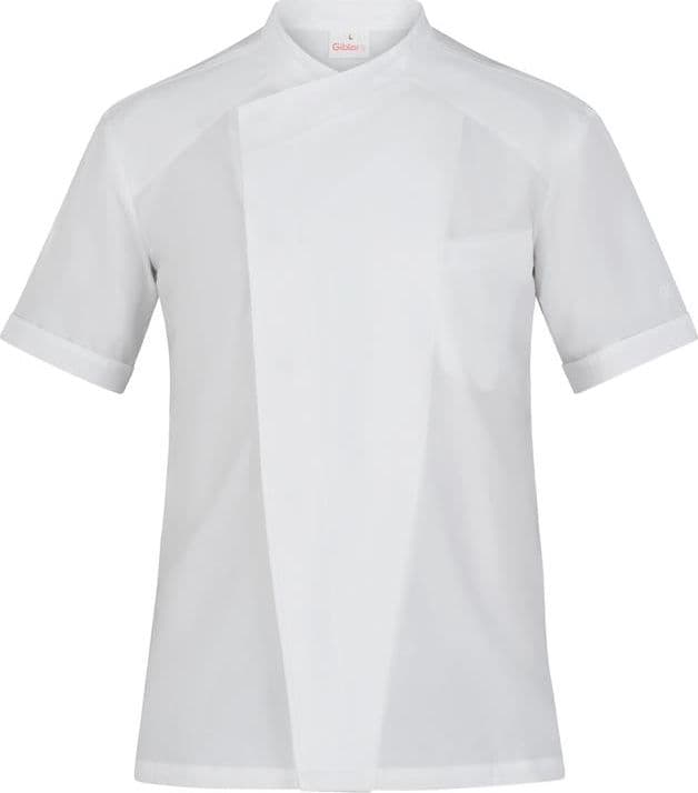 Giacca Aron Bianco Giacca Casacca Cuoco Manica Corta No Stiro in Giacche da chef Dresswork - Como, commercioVirtuoso.it