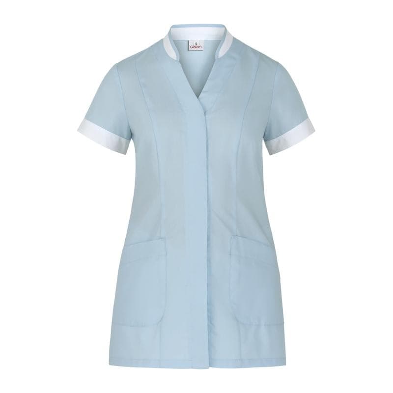 Casacca Aurelia Azzurro Casacca Donna Manica Corta Pulizie Albergo Asilo Mensa in Grembiuli Dresswork - Como, commercioVirtuoso.it