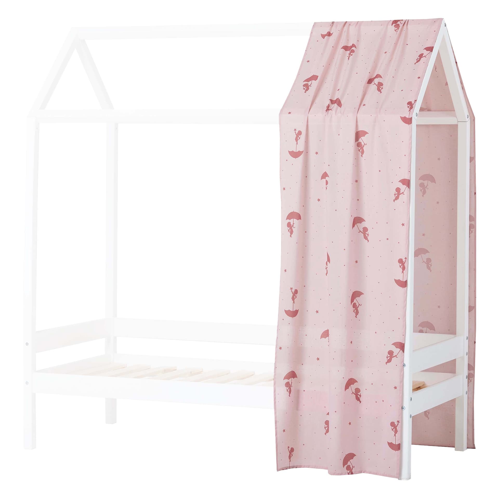 Tenda Hoppekids Ole Lukoie per letto di casa 70x160 cm - Rosso in Tende a pannello La Casa Del Bebè - Napoli, commercioVirtuoso.it